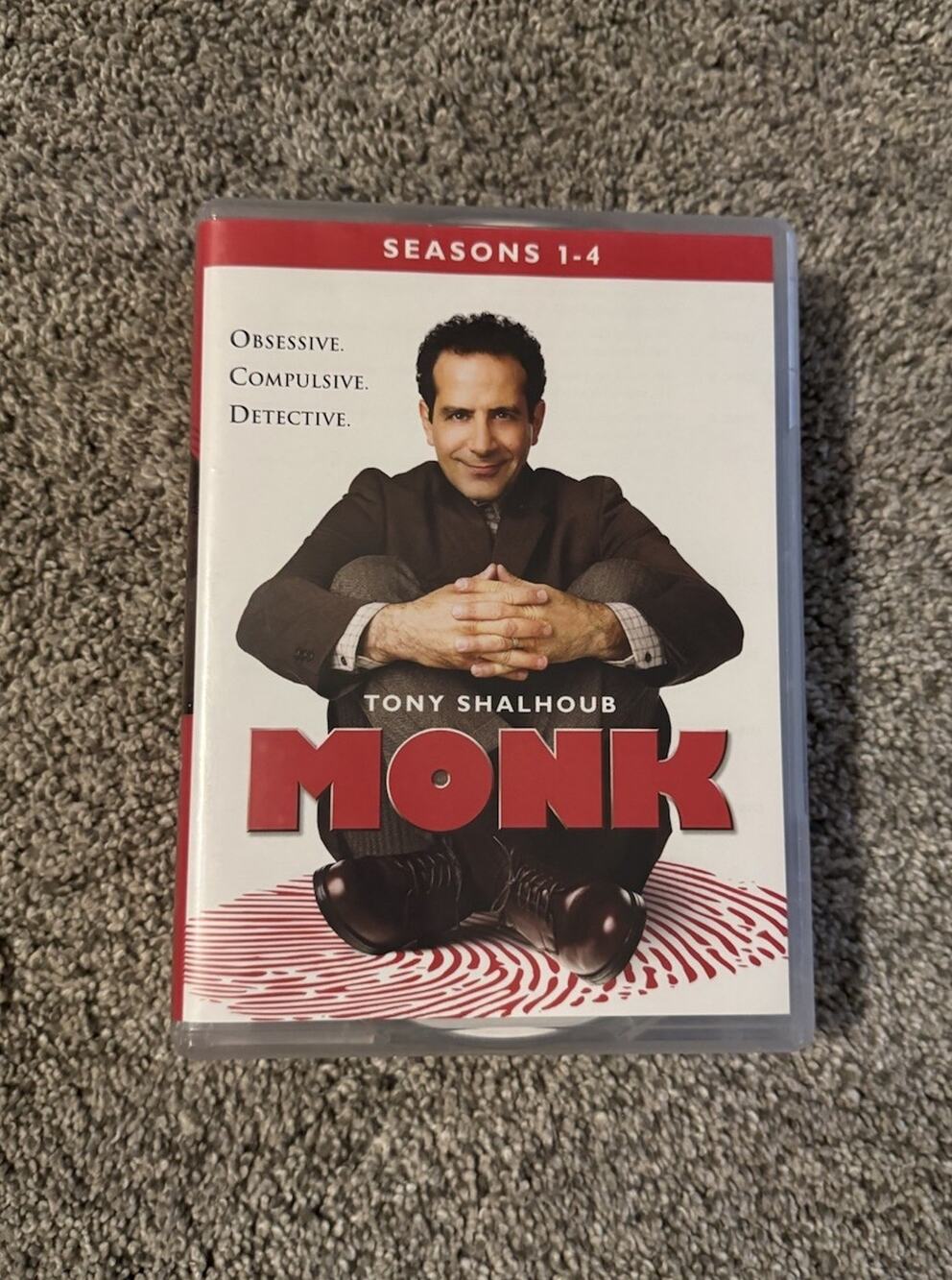 Monk: Tony Shalhoub Seasons 1-4 - Good Condition